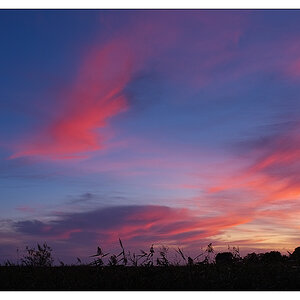sonnenuntergang am dritten abend