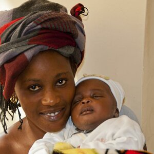 Khady mit Mohammed