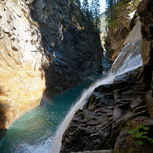 Rofflaschlucht - Blick vom Ende der Schlucht