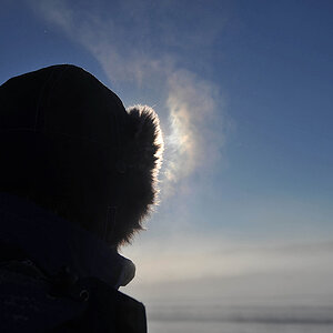 Bei Minus 30 Grad gefriert regelrecht der Atem in der Luft