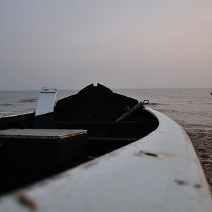 Boot, Sand und Meer