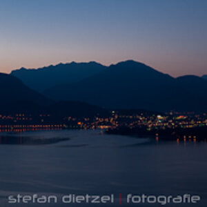 Sonnenuntergang im Tessin um Ascona / Locarno