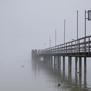 Etwas zuviel Dampf am Chiemsee
