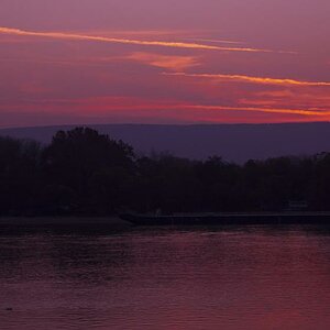 Sonnenuntergang in Vác