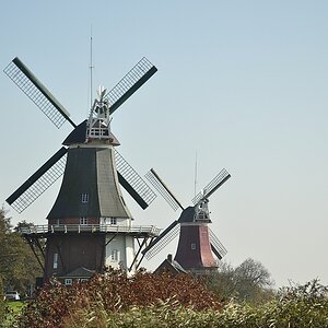 Die Zwillingsmühlen in Greetsiel