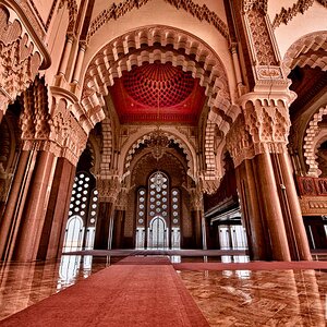 Moschee Hassan II - Gebetsraum
