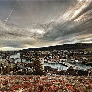 03.01.2012  - Schaffhausen - Blick von der Munot