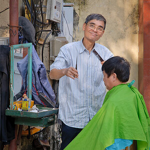 Vietnam
Hanoi
Friseur
Street Fotografie
Strassenleben