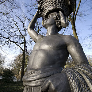 Der Aalfischer in Schloss Rheydt