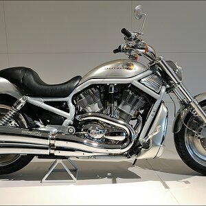 Porsche Museum, Stuttgart - 30.12.2011 - Harley