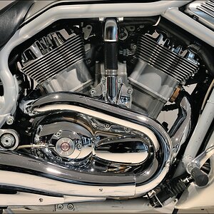 Porsche Museum, Stuttgart - 30.12.2011 - Harley Motor