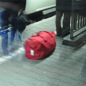 Roter Tasche