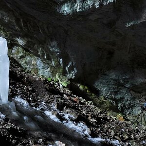 In der Tablerhöhle - Licht vom Eingang