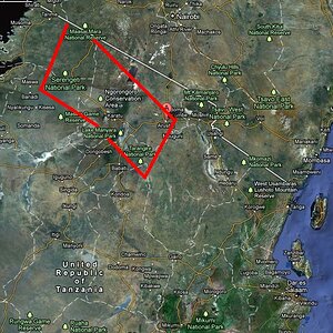 map tanzania gebiet
