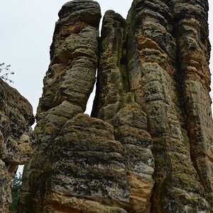 Der 5 Fingerfelsen nahe der Kluseinsiedelei