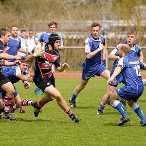 Rugby Memmingen Eagles gegen RFC München in Memmingen am 21.04.2012.