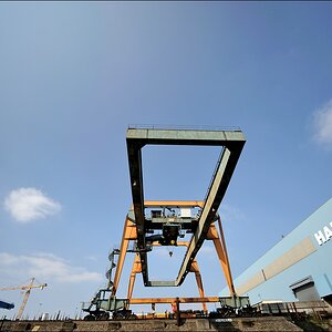 Hafen Duisburg - 06.04.2012 -  Kran Häger und Schmidt
