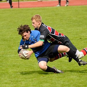 Rugby Spiel am 05.05.2012 in Memmingen. 
Memmingen Eagles gegen Stusta München II