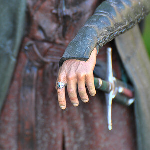 Detail Handrücken mit Ring