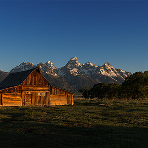 Mulon Barm im Grand Teton National Park Wyoming