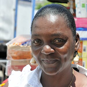 Marktfrau auf dem Stabroek Market
in Georgown
8769