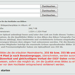 alben bildupload screen