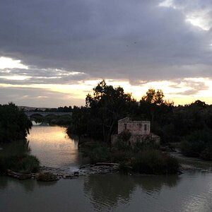 Cordoba - Guadalquivir - Blick auf die Mühlenruine