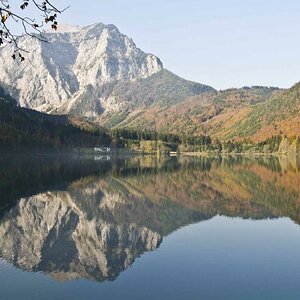 Langbathsee im Herbst