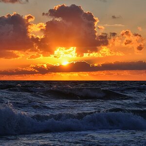 Sonnenuntergang Weststrand