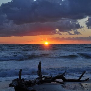 Sonnenuntergang Weststrand
