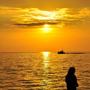 Sonnenuntergang Insel Poel