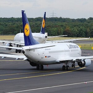 Lufthansa 737 Stau