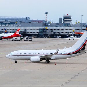 Netter Privatjet 737