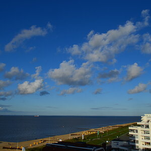 Mittags vom Hotel aus ( Cuxhaven )