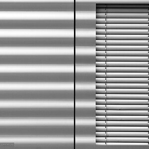 window with blinds