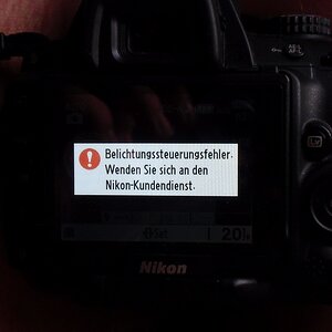 Fehlermeldung