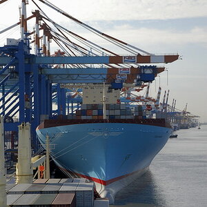 Maersk Vancouver und Eugen Maersk 2