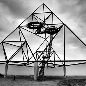 Tetraeder auf der Abraumhalde Zeche Prosper