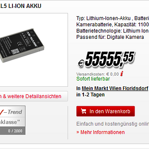 Der teuerste Akku der Welt