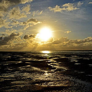 Ebbe in Cuxhaven Duhnen