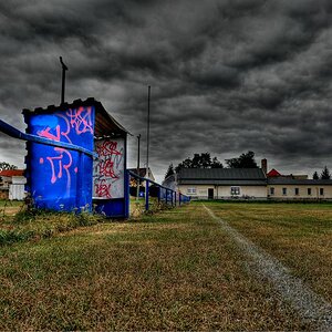 auf dem Fussballplatz...