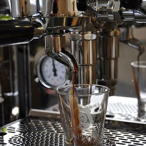 Espresso gedreht