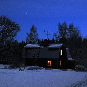 Sveden Winternacht liggande DSC 2852