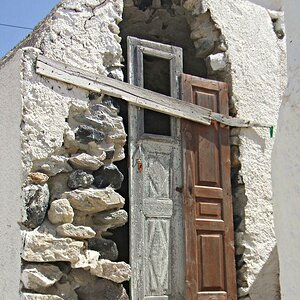 Tür in Emporio / Santorini