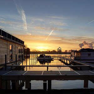 Sonnenaufgang am Spandauer See