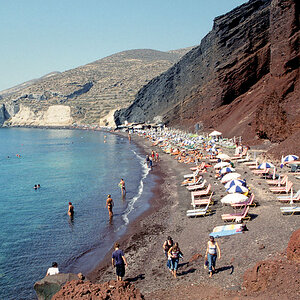 Santorin, Red Beach