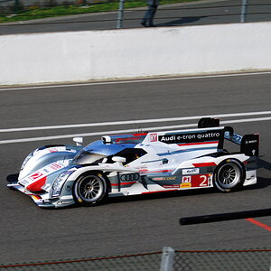 Nr.2  Audi R18 auf der Alten Start/Ziel