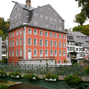 Rathaus in Monschau , Rückseite