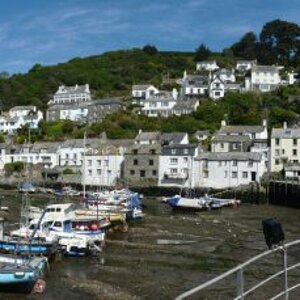180° view of Polperro harbour