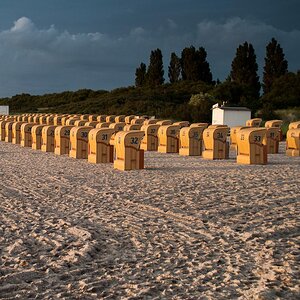 Strandkörbe auf Poel